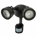 American Imaginations 24W Unique Black Security Light in 120V AI-37480